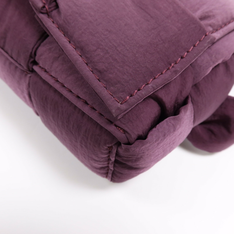 BOTTEGA VENETA 帆布Padded Tech Mini銀扣腰包-3