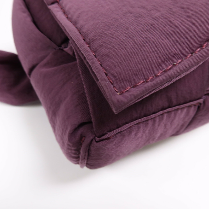 BOTTEGA VENETA 帆布Padded Tech Mini銀扣腰包-4