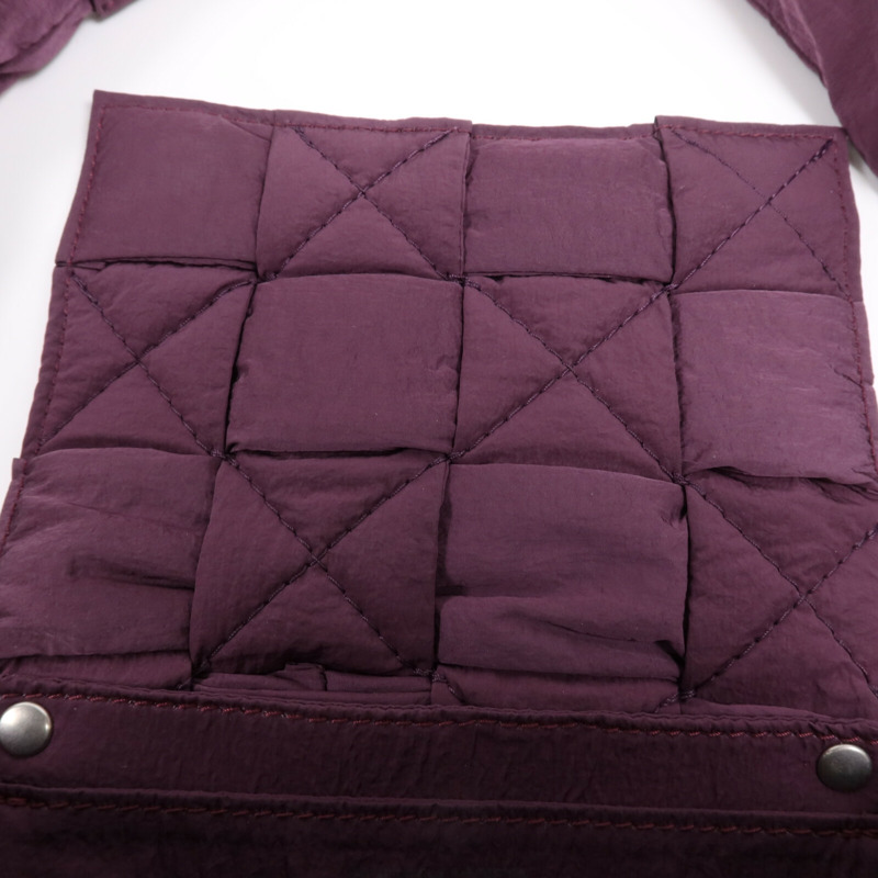 BOTTEGA VENETA 帆布Padded Tech Mini銀扣腰包-8