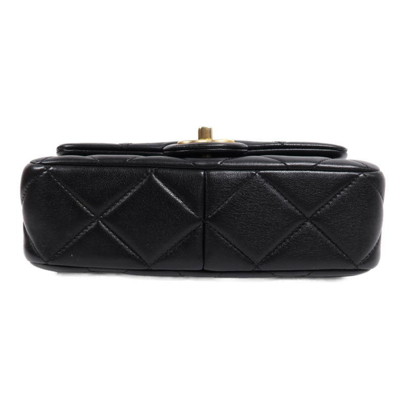 CHANEL 羊皮皮革Chain Shoulder Bag金扣鏈帶肩背袋-3