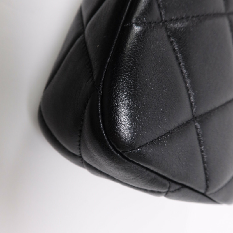 CHANEL 羊皮皮革Chain Shoulder Bag金扣鏈帶肩背袋-6