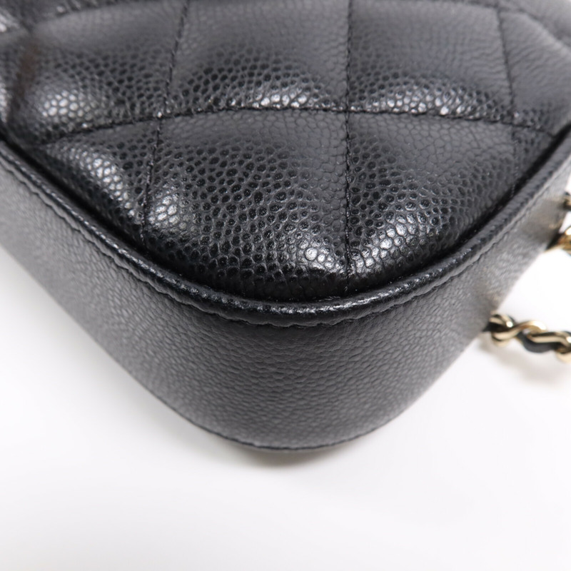 CHANEL 牛皮皮革Chain Shoulder Bag金扣鏈帶肩背袋-4