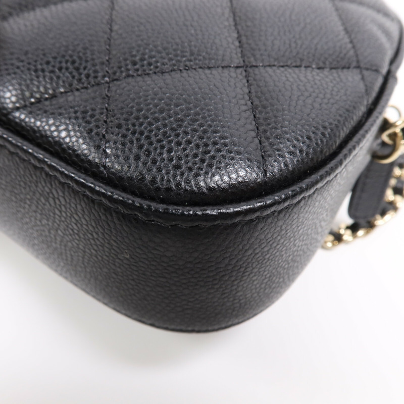 CHANEL 牛皮皮革Chain Shoulder Bag金扣鏈帶肩背袋-6