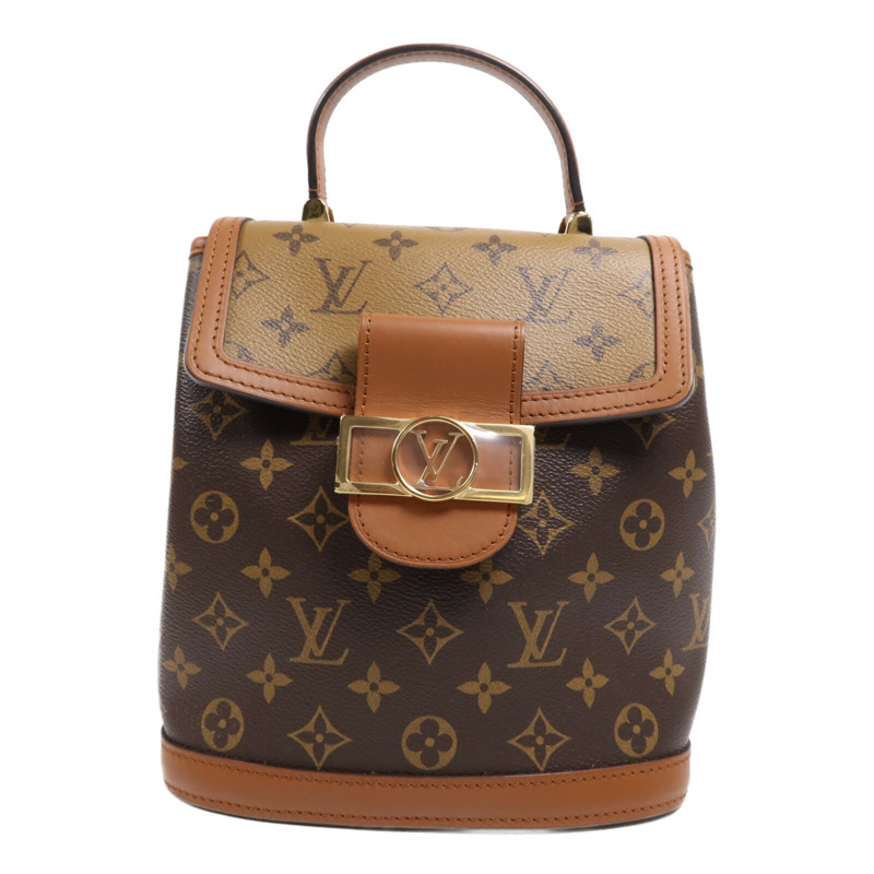 LOUIS VUITTON Monogram Reverse Dauphine Backpack背包-0
