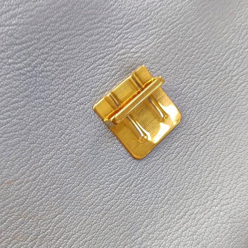 Miu Miu拼色牛皮斜挎包手提包單肩包 金色五金 可拆卸肩帶-11