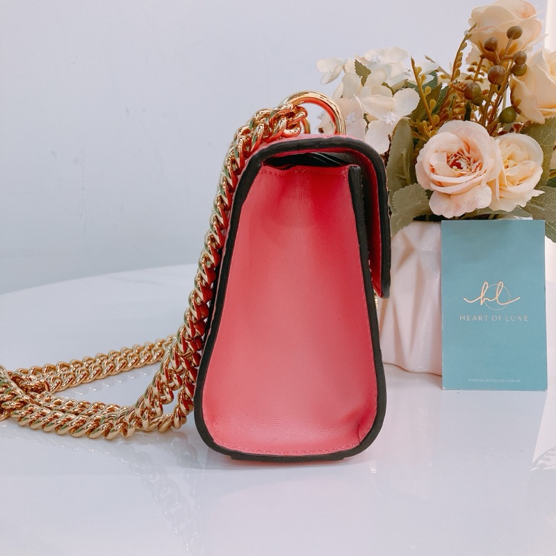 MS0368 GUCCI 古馳光滑皮身經典花紋鎖扣翻蓋式鏈帶包包PADLOCK SMALL CHAIN BAG CALFSKIN-2