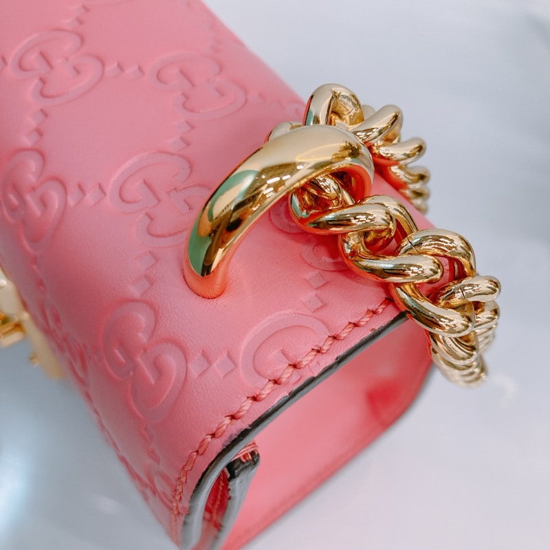 MS0368 GUCCI 古馳光滑皮身經典花紋鎖扣翻蓋式鏈帶包包PADLOCK SMALL CHAIN BAG CALFSKIN-19