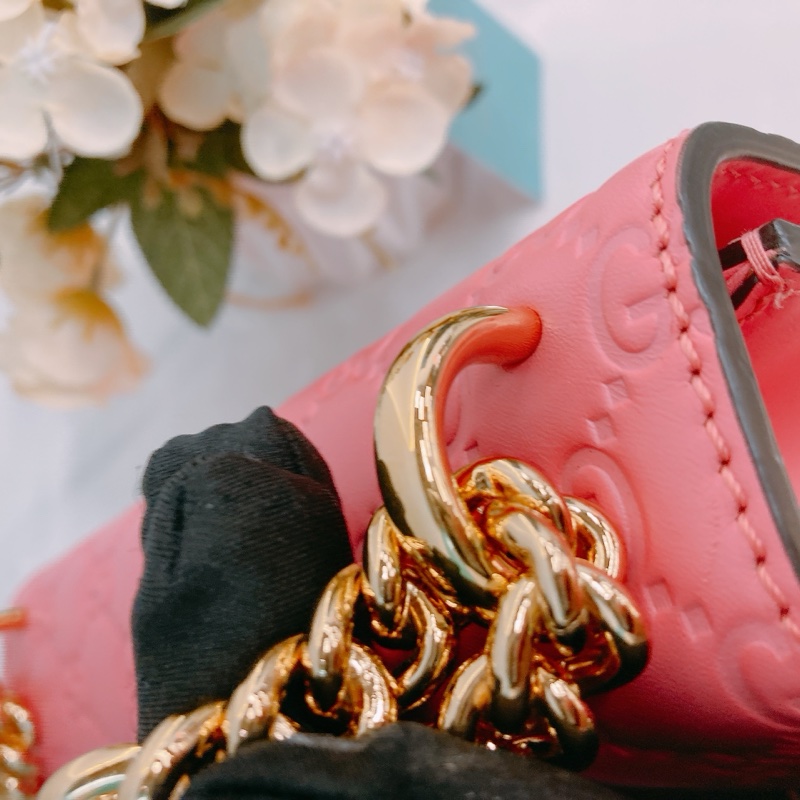 MS0368 GUCCI 古馳光滑皮身經典花紋鎖扣翻蓋式鏈帶包包PADLOCK SMALL CHAIN BAG CALFSKIN-20