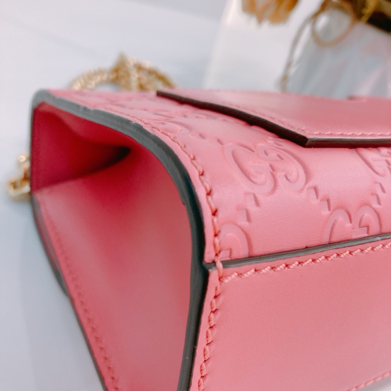 MS0368 GUCCI 古馳光滑皮身經典花紋鎖扣翻蓋式鏈帶包包PADLOCK SMALL CHAIN BAG CALFSKIN-26