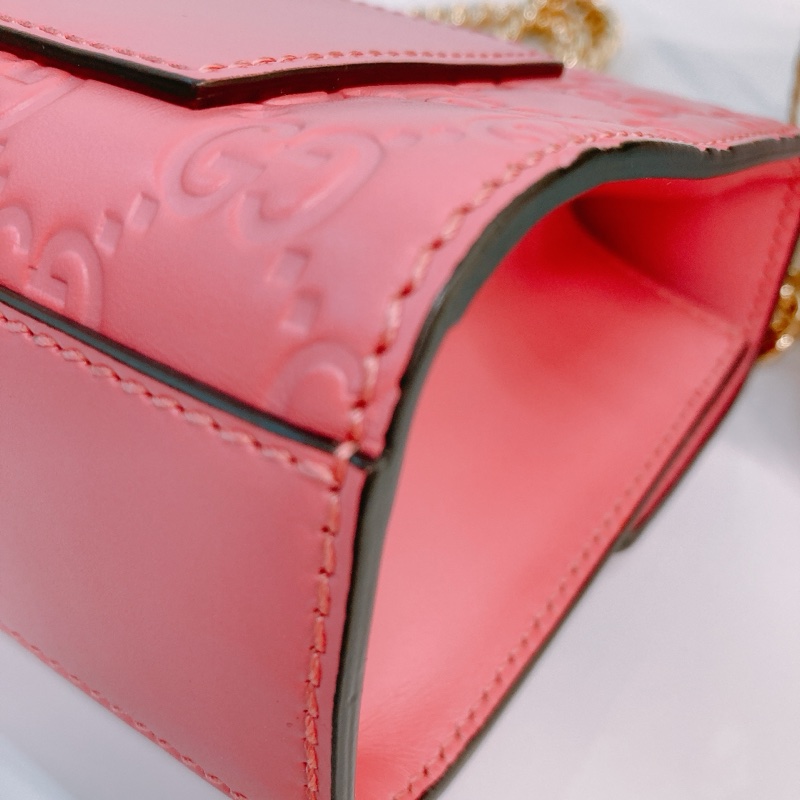 MS0368 GUCCI 古馳光滑皮身經典花紋鎖扣翻蓋式鏈帶包包PADLOCK SMALL CHAIN BAG CALFSKIN-27