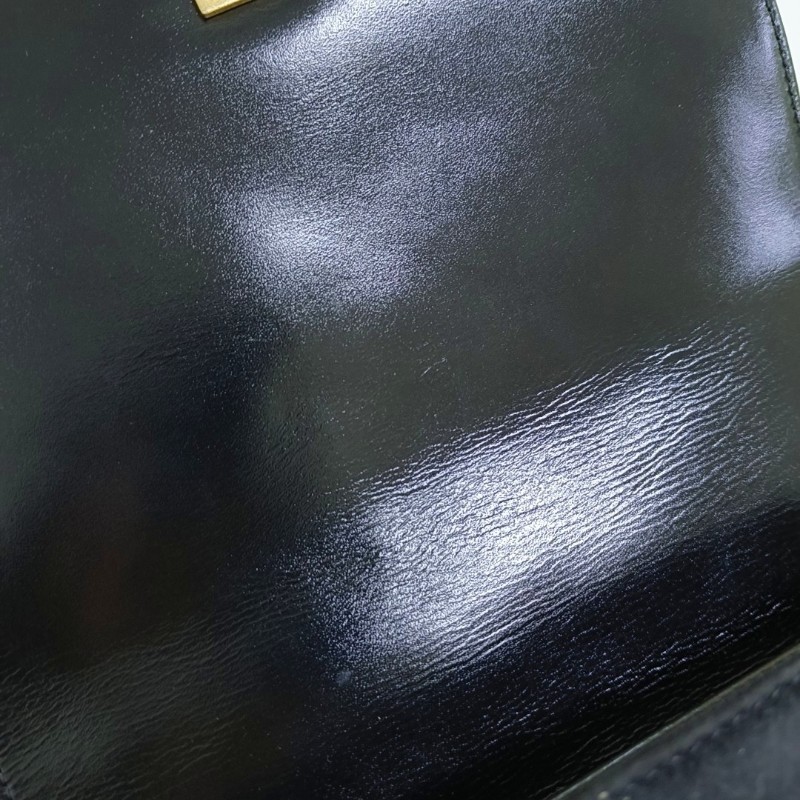 CHANEL 迷你 黑色牛皮菱格紋絎縫斜挎包 金色五金 晶片款-7