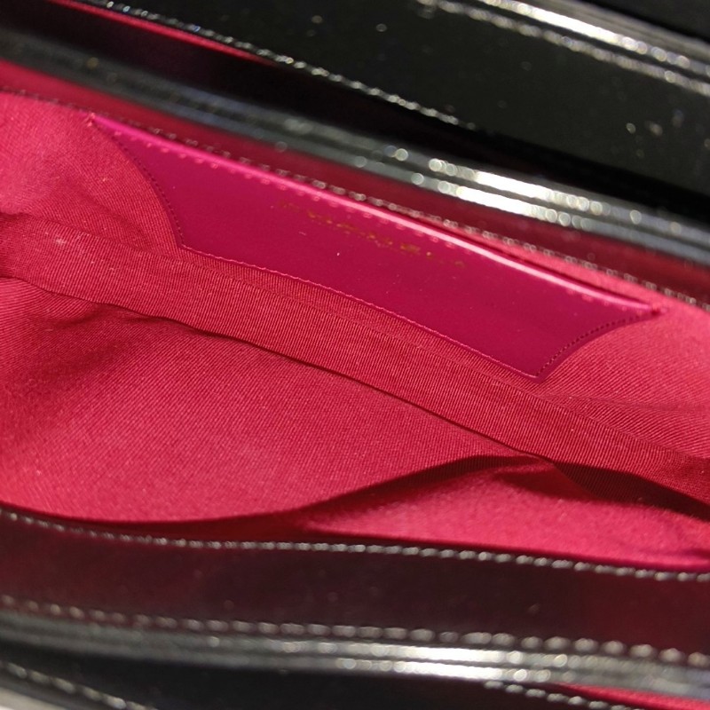 CHANEL 迷你 黑色牛皮菱格紋絎縫斜挎包 金色五金 晶片款-11