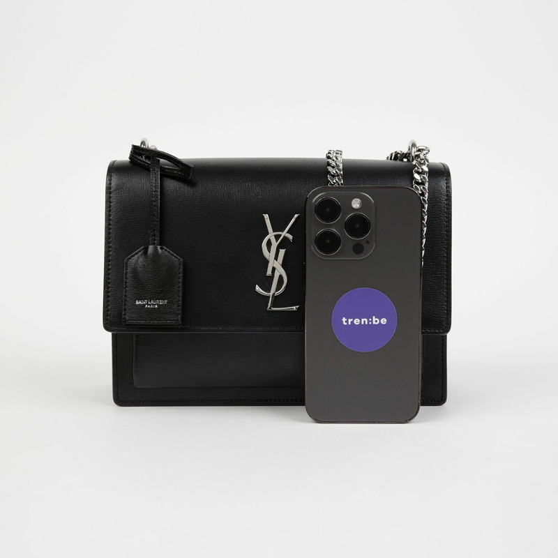 SAINT LAURENT 442906 日落中號鏈條單肩斜背包-7