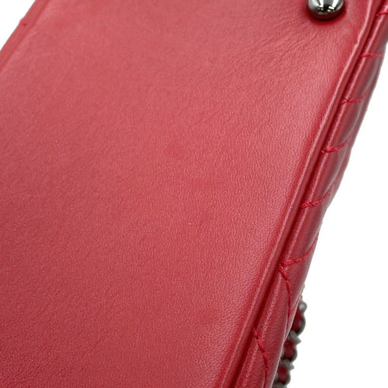 香奈兒鏈條手提包，飾有Coco標誌、人字紋和羊皮V形縫線-6