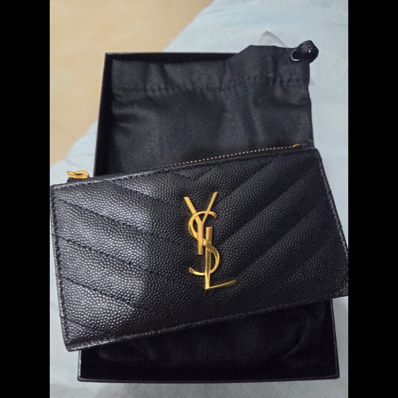 Saint laurent 魚子醬卡片套-5