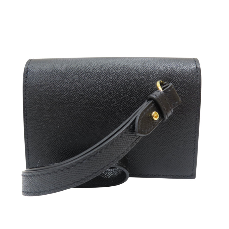 黑色 Epsom牛皮 Kelly Pocket 零錢包 W刻【HERMES 愛馬仕】-1