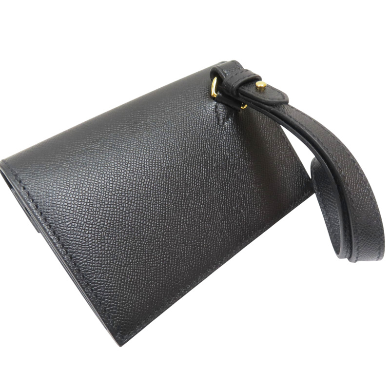 黑色 Epsom牛皮 Kelly Pocket 零錢包 W刻【HERMES 愛馬仕】-3