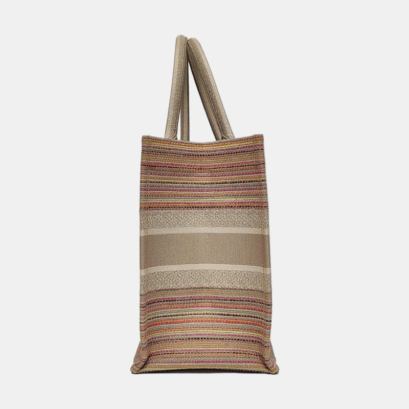 DIOR Book Tote 中號 卡其色織物刺繡
手提包-2