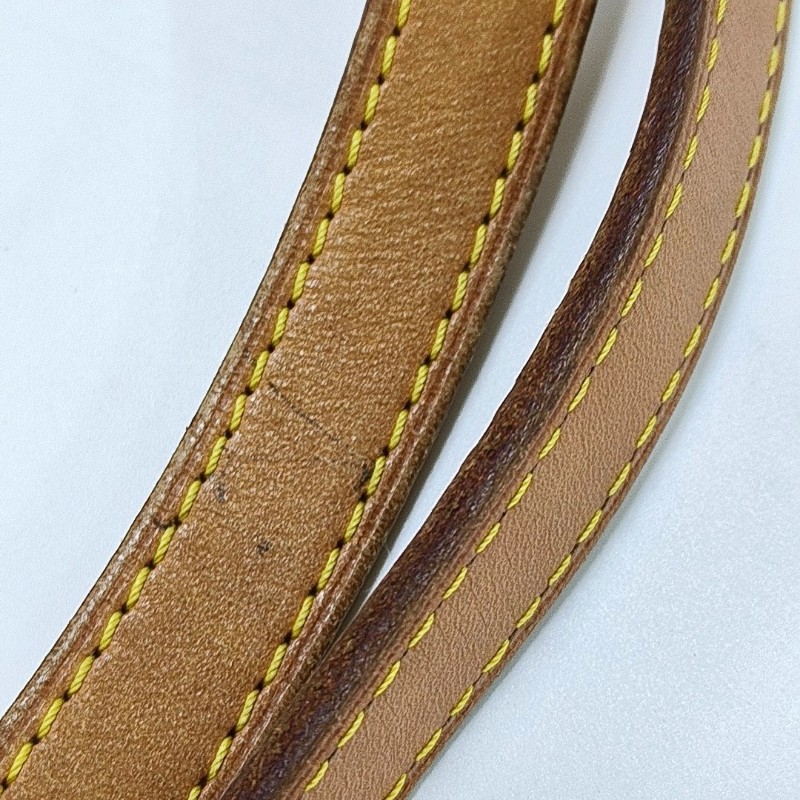 LOUIS VUITTON TOTALLY 中號 白色塗層帆布棋盤格手提包單肩包 金色五金-7