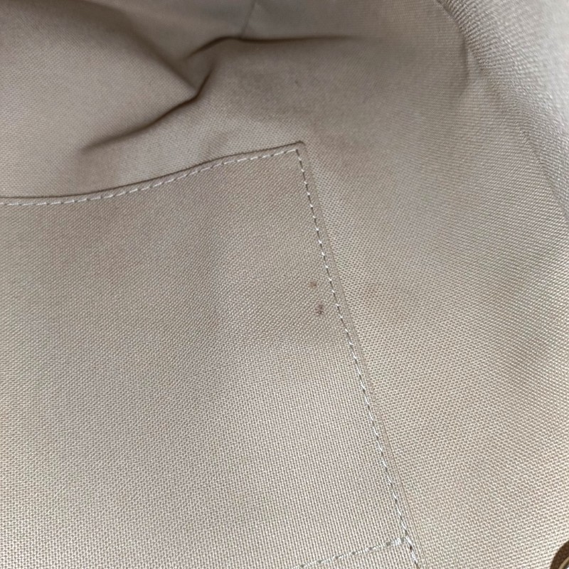 LOUIS VUITTON TOTALLY 中號 白色塗層帆布棋盤格手提包單肩包 金色五金-10