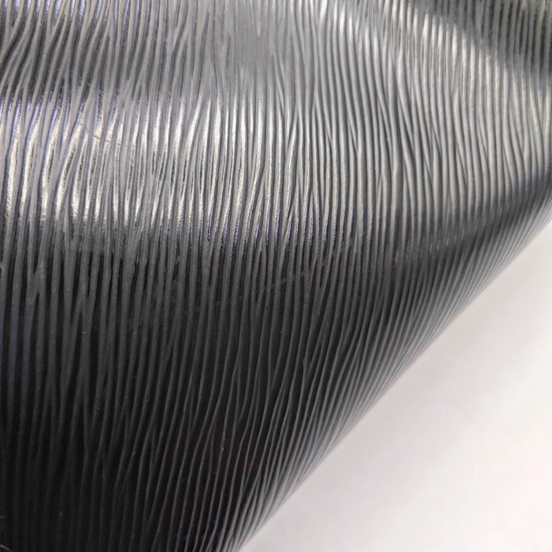 LOUIS VUITTON SPEEDY 25 黑色EPI 牛皮水波紋波士頓包單肩包手提包斜挎包 銀色五金 可拆卸肩帶-8