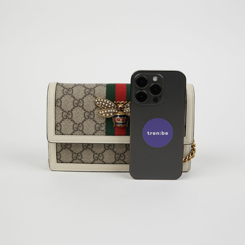 GUCCI 瑪格麗特女王迷你鏈錢包斜背包 476079-9