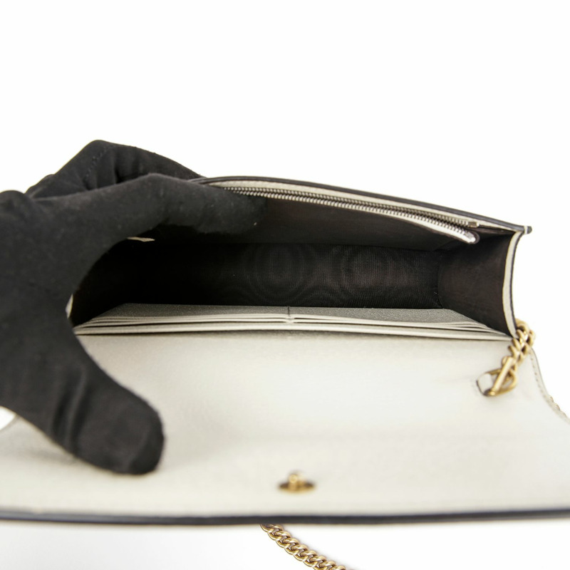 GUCCI 瑪格麗特女王迷你鏈錢包斜背包 476079-11