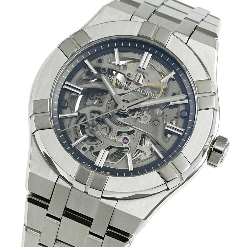 MAURICE LACROIX Aicon 自動鏤空腕錶，39毫米，AI6007-SS002-030-1-1