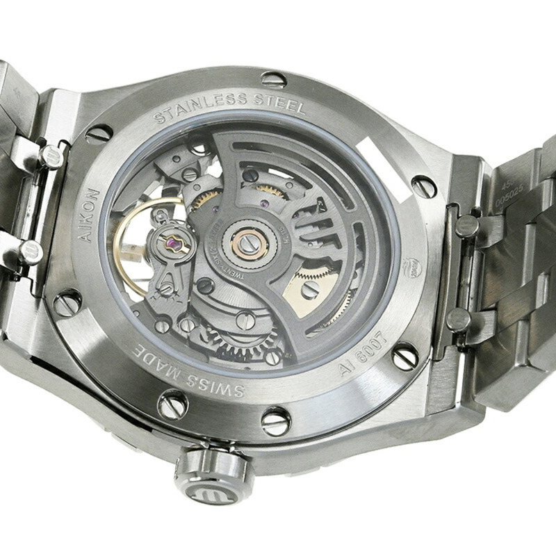 MAURICE LACROIX Aicon 自動鏤空腕錶，39毫米，AI6007-SS002-030-1-5