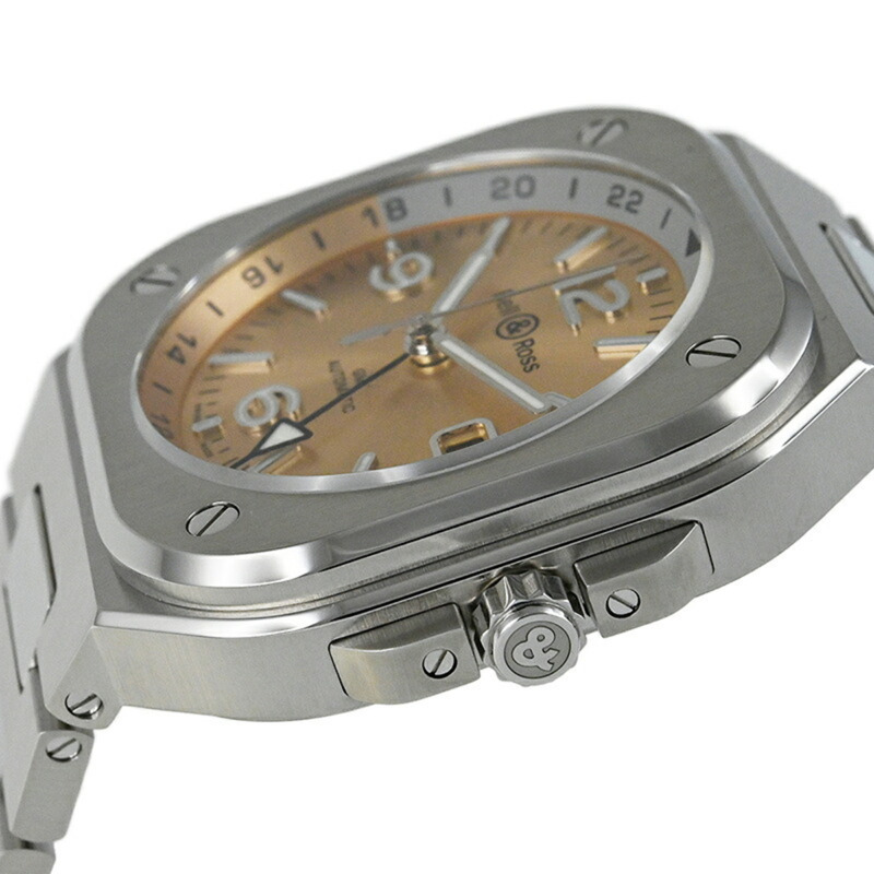 Bell & Ross BR 05 GMT 琥珀色腕錶，日本限量版（99枚），BR05G-CH-ST SST-2