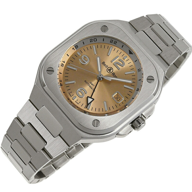 Bell & Ross BR 05 GMT 琥珀色腕錶，日本限量版（99枚），BR05G-CH-ST SST-4