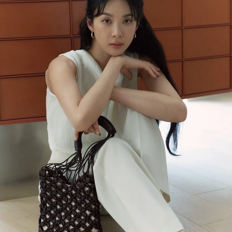 POLENE solé 鵝卵石手袋 黑色-1