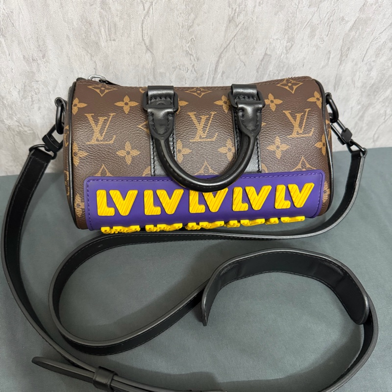 Lv Keepall XS 手袋 單肩包 (M45788) 芯片款-0