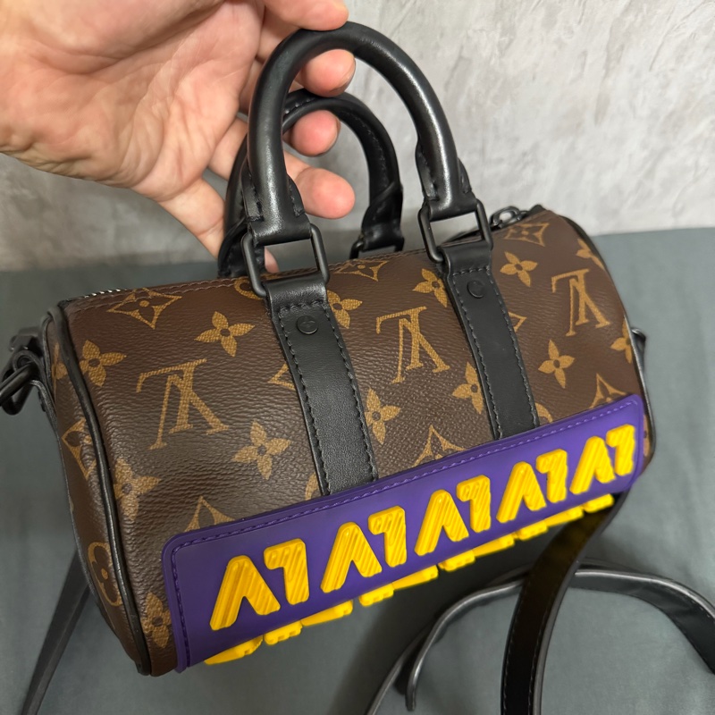 Lv Keepall XS 手袋 單肩包 (M45788) 芯片款-1