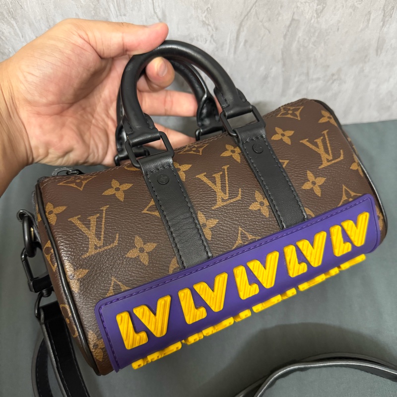 Lv Keepall XS 手袋 單肩包 (M45788) 芯片款-2