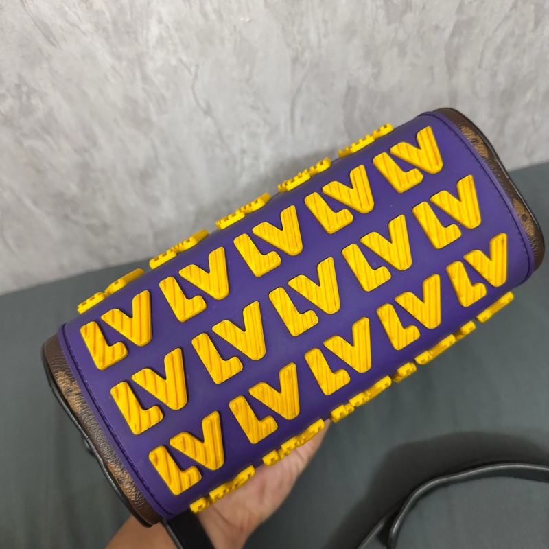 Lv Keepall XS 手袋 單肩包 (M45788) 芯片款-4