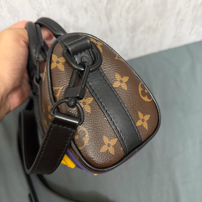 Lv Keepall XS 手袋 單肩包 (M45788) 芯片款-5