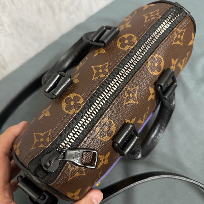 Lv Keepall XS 手袋 單肩包 (M45788) 芯片款-6