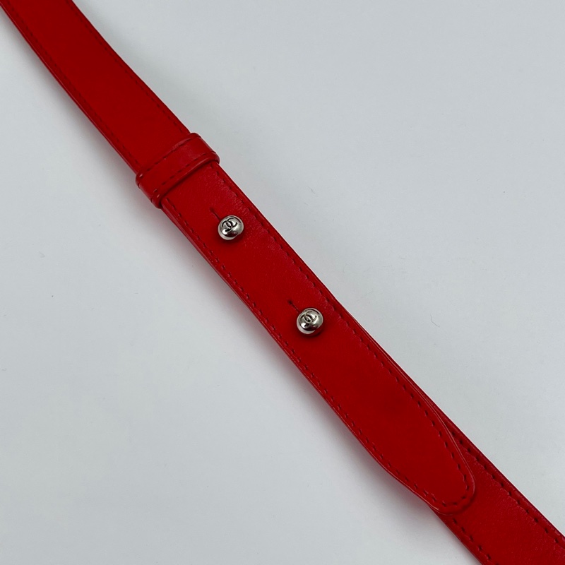 「JL精品代購」香奈兒紅色牛皮leboy 做舊五金-13