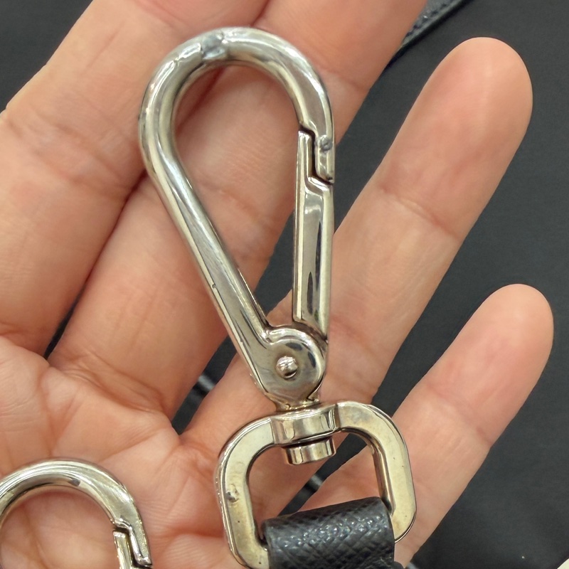 PRADA 黑色 尼龍 公事包 手提包 肩背包 側背包 斜背包 電腦包 文件包-44