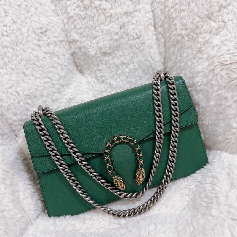 Gucci 綠色酒神包（中號）-1