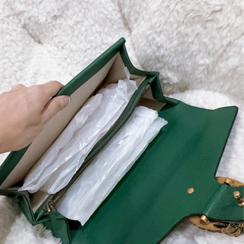 Gucci 綠色酒神包（中號）-5