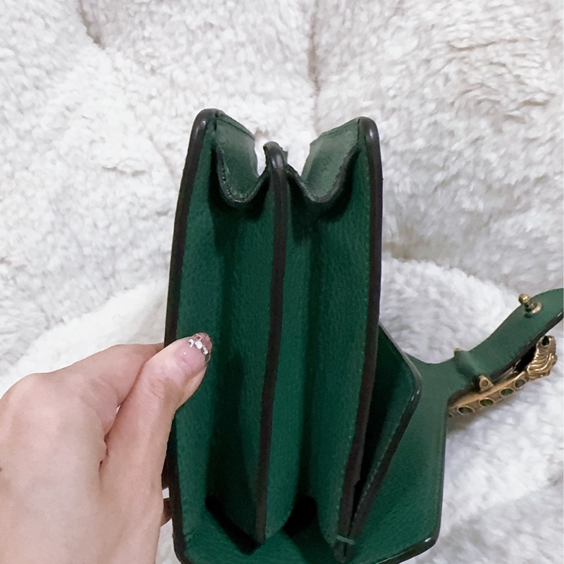 Gucci 綠色酒神包（中號）-14