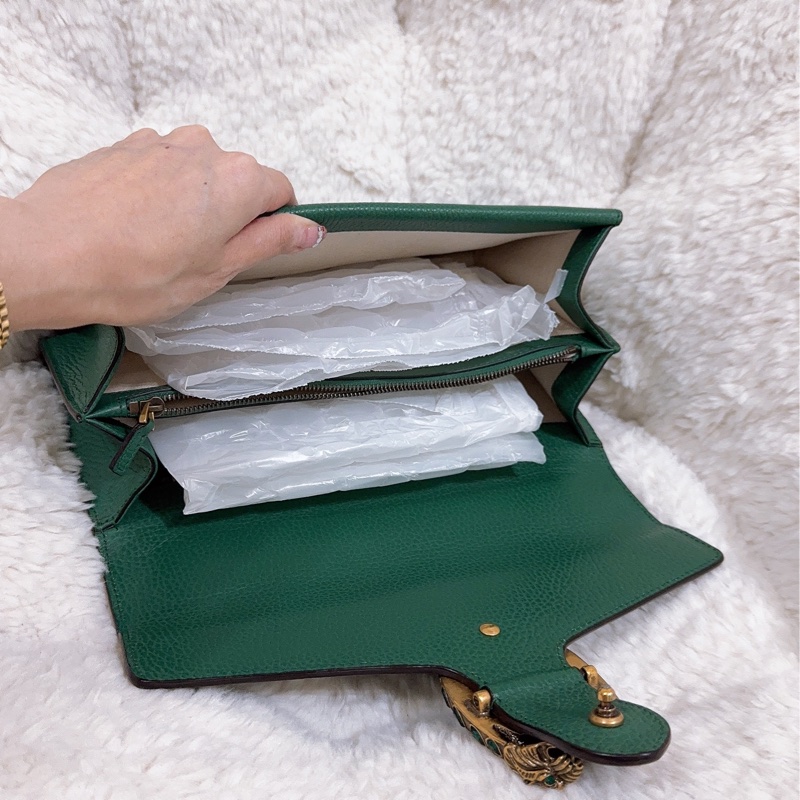 Gucci 綠色酒神包（中號）-19