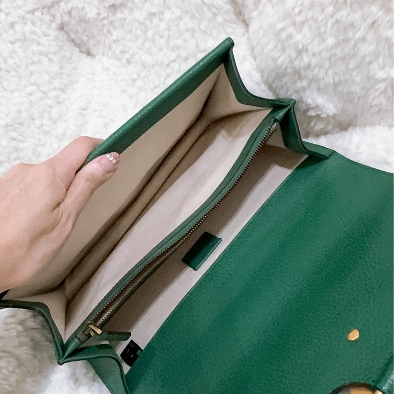 Gucci 綠色酒神包（中號）-24