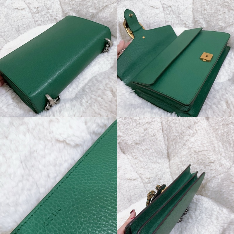 Gucci 綠色酒神包（中號）-34