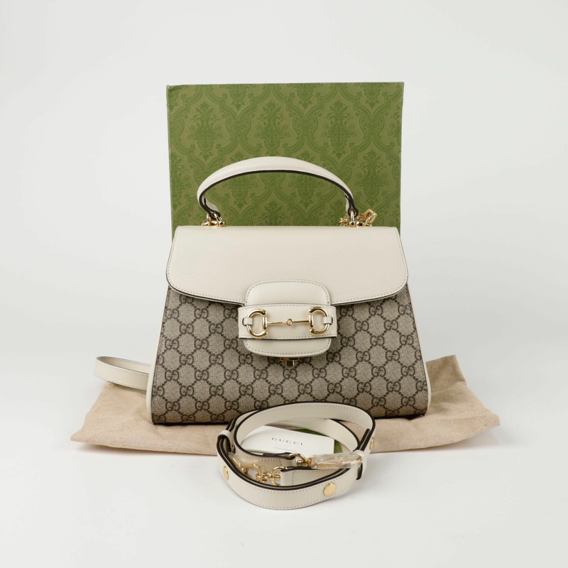 GUCCI Horsebit 1955 中型手提單肩包 702049-0