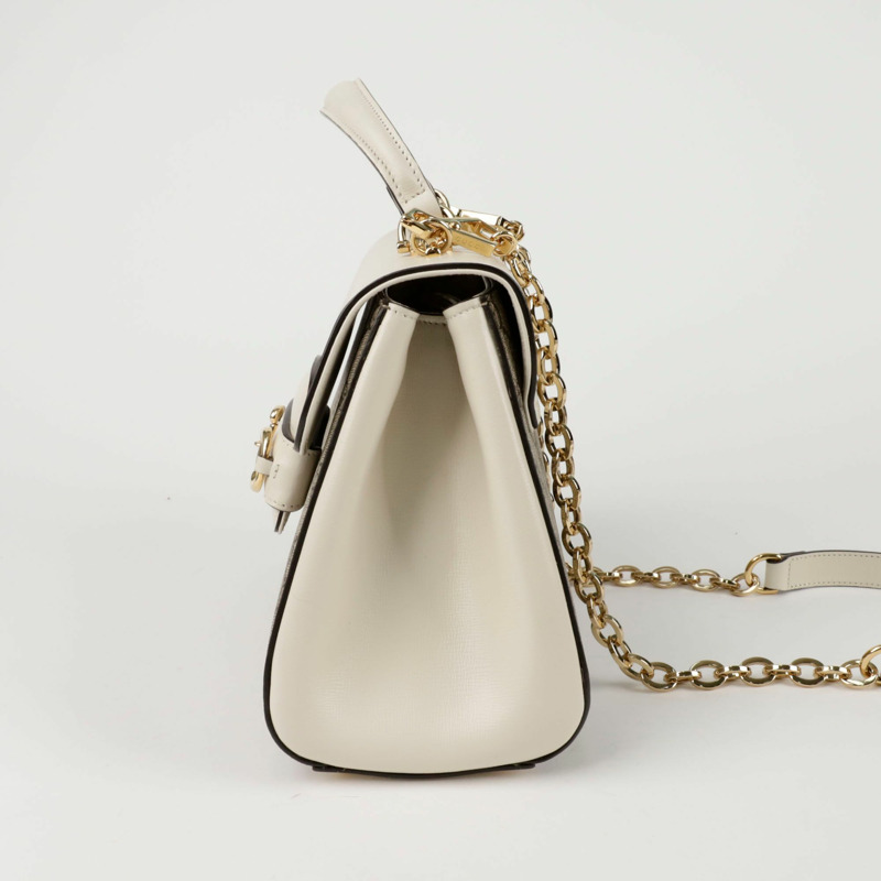 【包稅】GUCCI 702049 馬銜扣 1955 中型手提單肩包-3