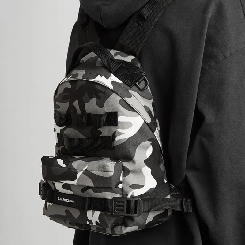 Balenciaga 巴黎世家 Army Multicarry 黑白 迷彩 後背包 雙肩包 肩背包 手提包-2