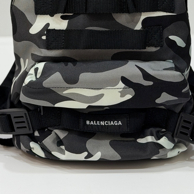 Balenciaga 巴黎世家 Army Multicarry 黑白 迷彩 後背包 雙肩包 肩背包 手提包-27